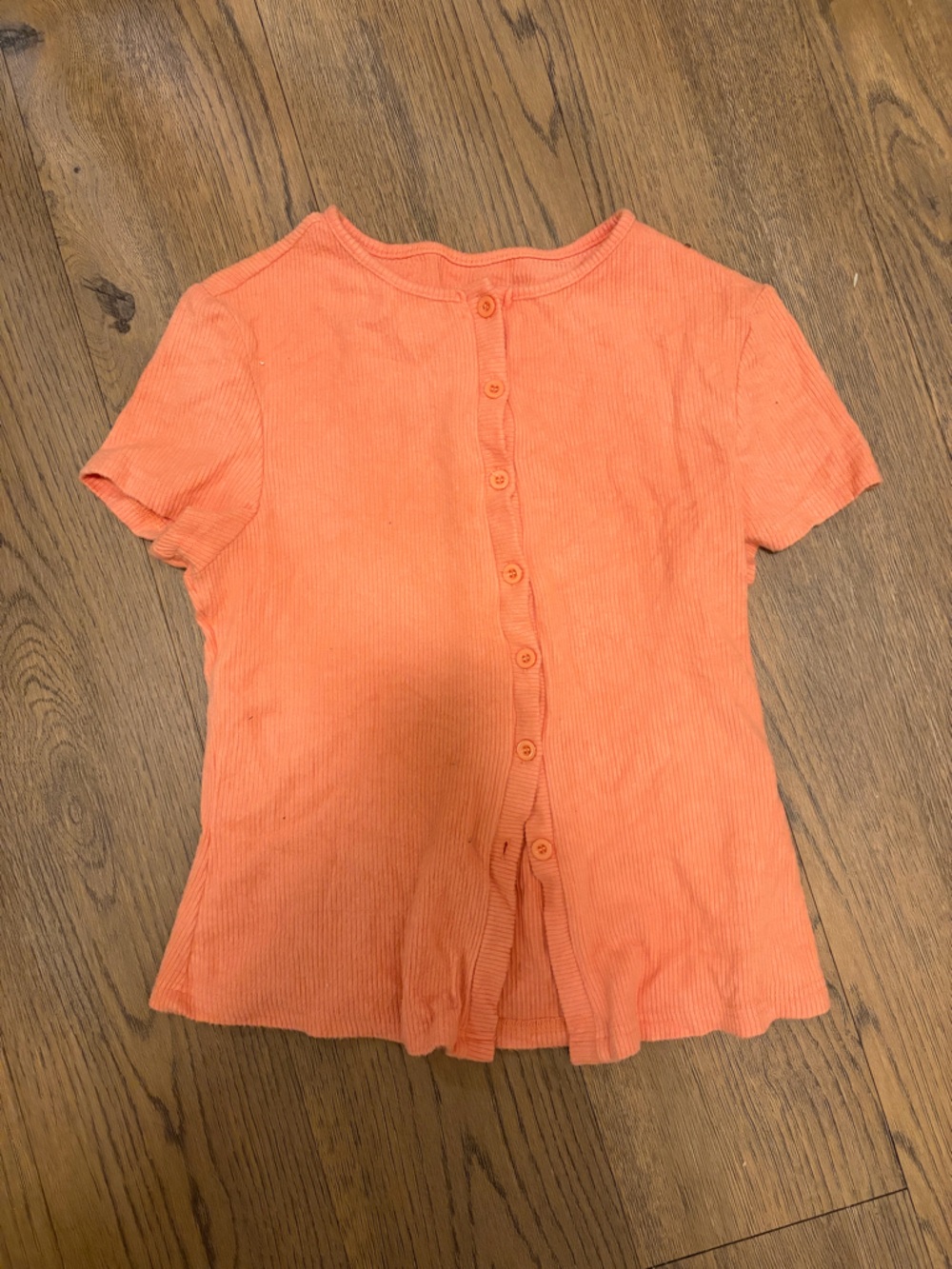Short Sleeve Button Down Top